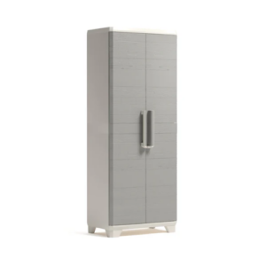 Linear Wood Tall Cabinet